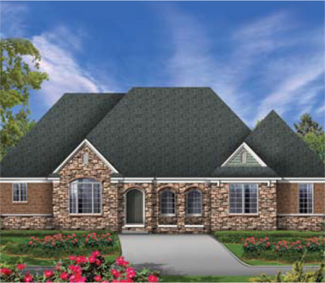 Artist rendering of the Glin home